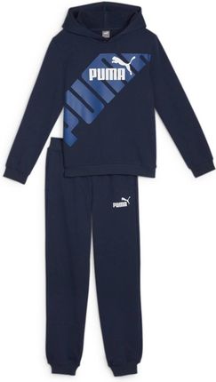 Dres chłopięcy Puma POWER TR granatowy 67999914