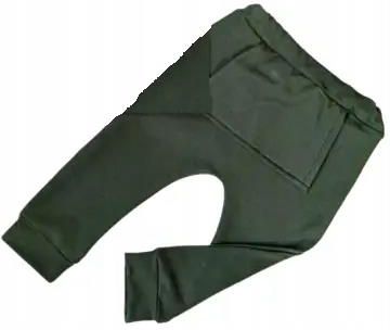 Spodnie khaki z kieszonką rozmiar 80