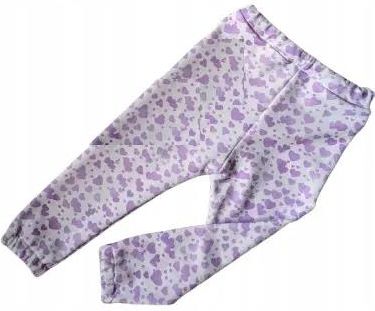 Spodnie fioletowe Serduszka rozmiar 158