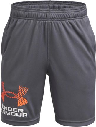 Chłopięce spodenki treningowe Under Armour UA Tech Logo Shorts - szare