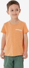 Zdjęcie Quechua Koszulka Turystyczna Dla Dzieci Mh100 Pomarańczowe - Ryglice