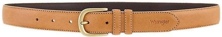 WRANGLER MĘSKI PASEK SKÓRZANY BOMBATO BELT DARK COGNAC 112358067 PREMIUM - zdjęcie 3