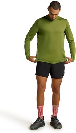 Longsleeve męski Icebreaker MER 125 COOL-LITE SPHERE III zielony IB0A56ZL0BD - zdjęcie 2
