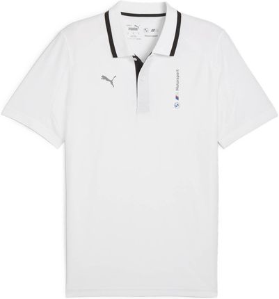 Koszulka polo męska Puma BMW MMS biała 62415402