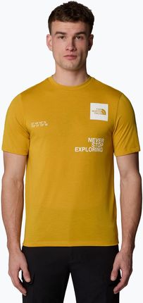 Koszulka męska The North Face Mountain Foundation Coordinates Tee turmeric Wiosna 2025