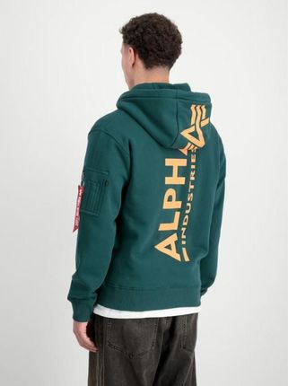 Back print Zip Hoody 128342