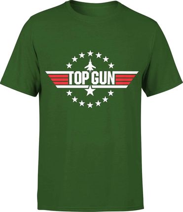 Koszulka Top Gun męska (M, Zielony)