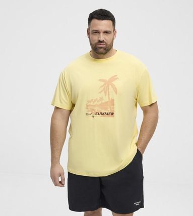 T-shirt NORTH LATITUDE żółty - zdjęcie 3