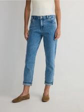 Reserved - Jeansy boyfriend slim - niebieski
