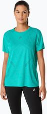 Asics Koszulka Do Biegania Damska Metarun Ss Top Wave Teal