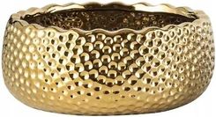 Zdjęcie Doniczka Ceramiczna Osłonka Donica Złota 25cm - Gdynia