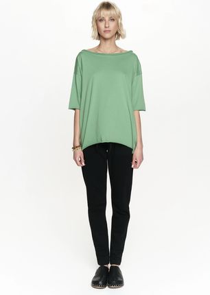 by Insomnia Koszulka oversize MEGAN ZIELONY 25 - zdjęcie 3