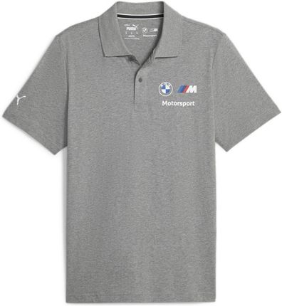 Koszulka polo męska Puma BMW MMS ESS szara 62131203