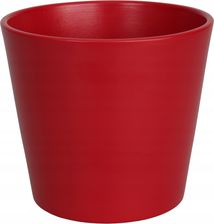 Zdjęcie Cermax Osłonka Ceramiczna Czerwona Mat Okrągła Gładka H24 28cm - Więcbork