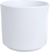 Zdjęcie Cermax Osłonka Ceramiczna Biała Cylinder Okrągła Gładka H24 28,5cm - Pszów