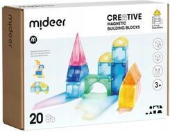 Zdjęcie Mideer Klocki Magnetyczne 3D Konstrukcyjne Edukacyjne 20El. - Sanok