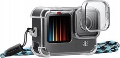 Puluz Etui z osłoną obiektywu i paskiem na szyję do GoPro Hero 9 / 10 / 11 - zdjęcie 1