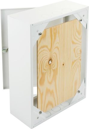 Spacetronik Obudowa Metalowa Tpr-4W Szafka Cctv Instalacyjna Rtv 30X40X13Cm Biała Pion - zdjęcie 5