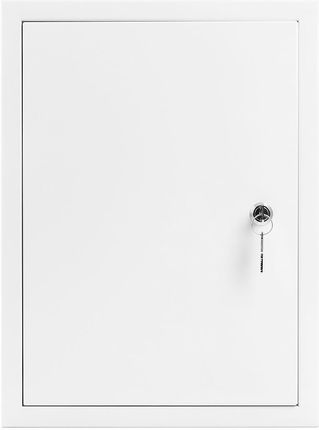 Spacetronik Obudowa Metalowa Tpr-4W Szafka Cctv Instalacyjna Rtv 30X40X13Cm Biała Pion - zdjęcie 3