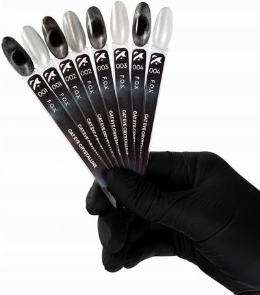 Fox Lakier Hybrydowy F.O.X Cat Eye Crystalline 001, 7ml - zdjęcie 3