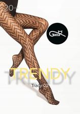 GATTA TRACY 02 Rajstopy wzorzyste 20 DEN Nero / 4-L