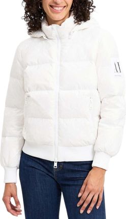 Armani Exchange Biała kurtka puchowa - M