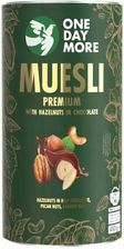 Zdjęcie OneDayMore Musli Premium z Orzechami laskowymi w czekoladzie 450g - Jordanów