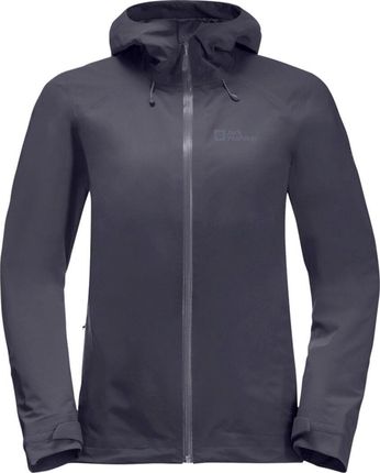 Jack Wolfskin Highest Peak Jacket W - Damska kurtka przeciwdeszczowa Kurtka przeciwdeszczowa szary 1115121-13888 , rozmiar: L