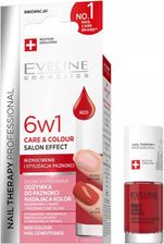 Eveline Nail Therapy 6w1 Wzmacniajca Odywka Do Paznokci Czerwona Red 5ml