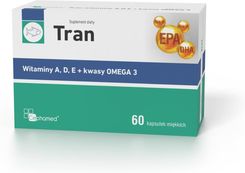 Zdjęcie Admira Tran Witaminy A,D,E + Kwasy Omega 3 60kaps. - Inowrocław