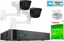 Uniview Zestaw Monitoringu Dom Kamera Ip 2X Ipc-B222-Apf40 2Mpx Ir 60m