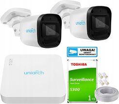 Uniview Zestaw Monitoringu Dom Kamera Ip 2X Ipc-B122-Apf28 2Mpx Ir 30m