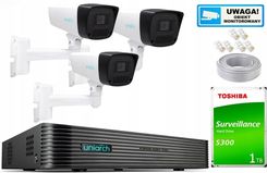 Uniview Zestaw Monitoringu Dom Kamera Ip 3X Ipc-B222-Apf40 2Mpx Ir 60m