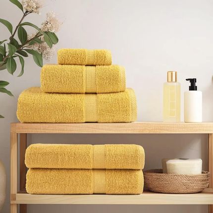 Zakito Home Ręczniki Bawełniane Solund Złote 50X100Cm 600G/M2 Oeko-Tex - zdjęcie 2
