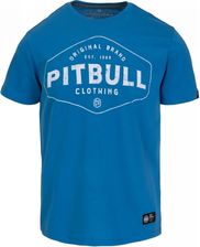 Koszulka Pit Bull Ultra Light Weight 140 Basic Pitbull CO. '25 - Niebieska • RATY 0% | Kup dziś i zapłać za 30 dni | GRATIS WYSYŁKA | ZWROT DO 100 DNI
