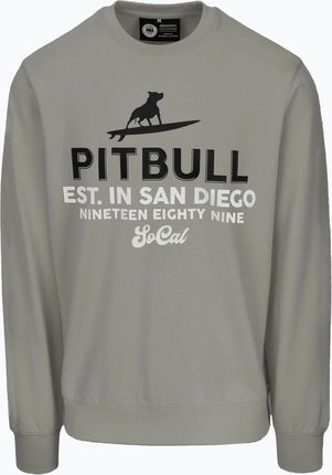 Bluza męska Pitbull Surfing Dog Crewneck Sweatshirt dusty salvia Wiosna 2025