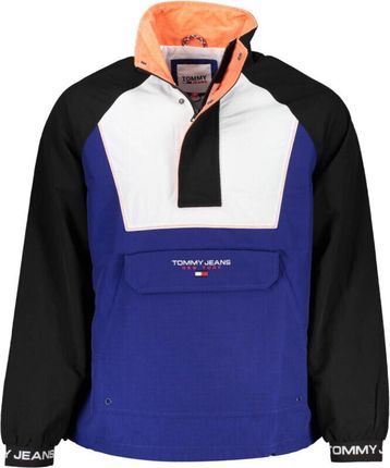 Tommy Hilfiger Niebieska kurtka z recyklingu - S