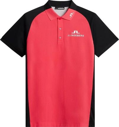 J.Lindeberg Calle Tour Azalea Wave Pink L Koszulka Polo