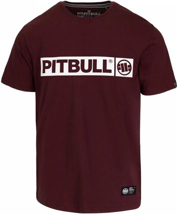 Koszulka Pit Bull Middle Weight 170 Basic Hilltop '25 - Ciemnobordowa • RATY 0% | Kup dziś i zapłać za 30 dni | GRATIS WYSYŁKA | ZWROT DO 100 DNI M
