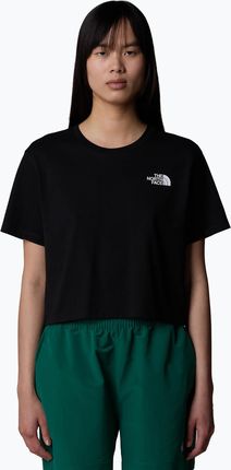 Koszulka damska The North Face Simple Dome Cropped Slim Tee tnf black Wiosna 2025