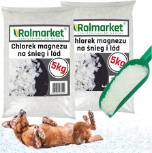 Chlorek Magnezu Do Lodu 10Kg Lepszy Niż Sol Antylód Oblodzone Drogi Chodnik