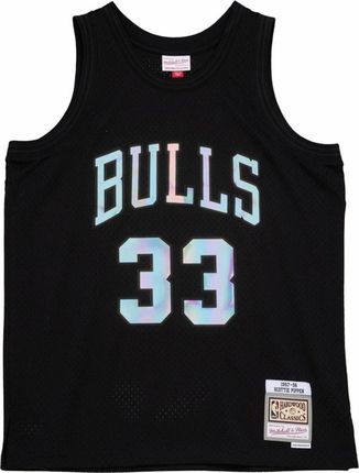 Mitchell & Ness Koszulki Nba Swingman Scottie Pippen Chicago Bulls, SMJYLF19035CBUBLCK97SPI, Größe: 173