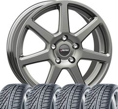 Tunershop Tallin 7,5x17 ET 40 5x114,3 srebrne tytanowe 225/45R17 91H M+S 3PMSF