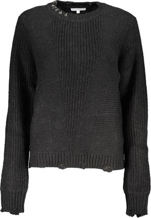 PATRIZIA PEPE Stylowy sweter damski Czarny Kolor: Czarny, Rozmiar: M