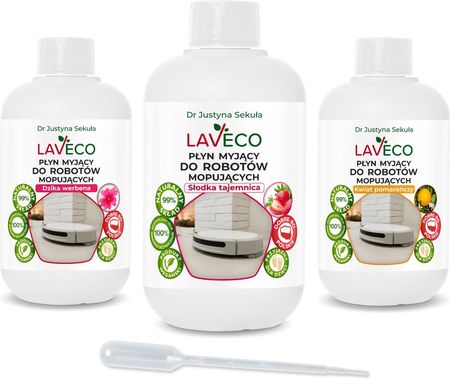3 x Płyn myjący do robotów mopujących - LAVECO v3 - zdjęcie 2