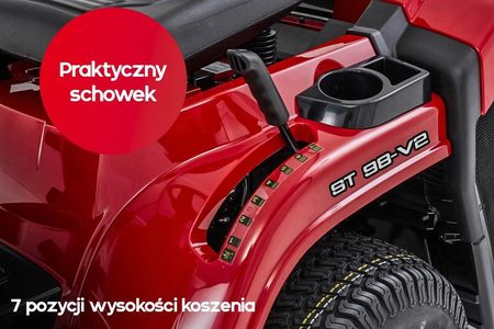 Traktor Ogrodowy Baras St 98H-V2 Powered By Stiga 398 W Se  - zdjęcie 3