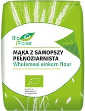 Zdjęcie BIO Mąka z samopszy pełnoziarnista Bio Planet 1 kg - Serock