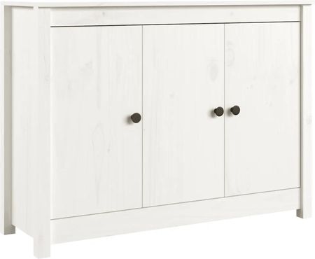 Zakito Szafka Boczna Z Litego Drewna Sosnowego 100X35X74Cm Biały (Z814560)