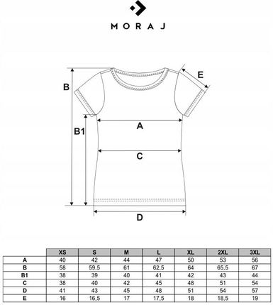 T-shirt Koszulka Damska Bawełna Slim Fit z Napisami Biło-Czarna MORAJ - S - zdjęcie 4