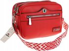 CHARRO Włoska Torebka Damska Listonoszka Modna CH966846 Red